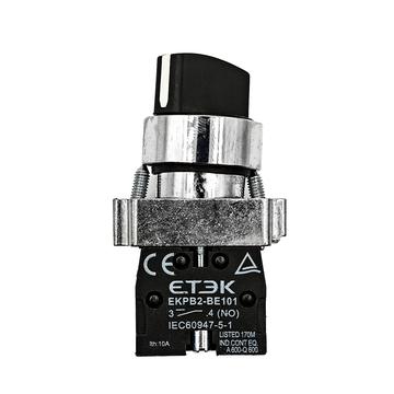 Переключатель EKPB2-BD21, 2 положения, 1NO, 22 мм