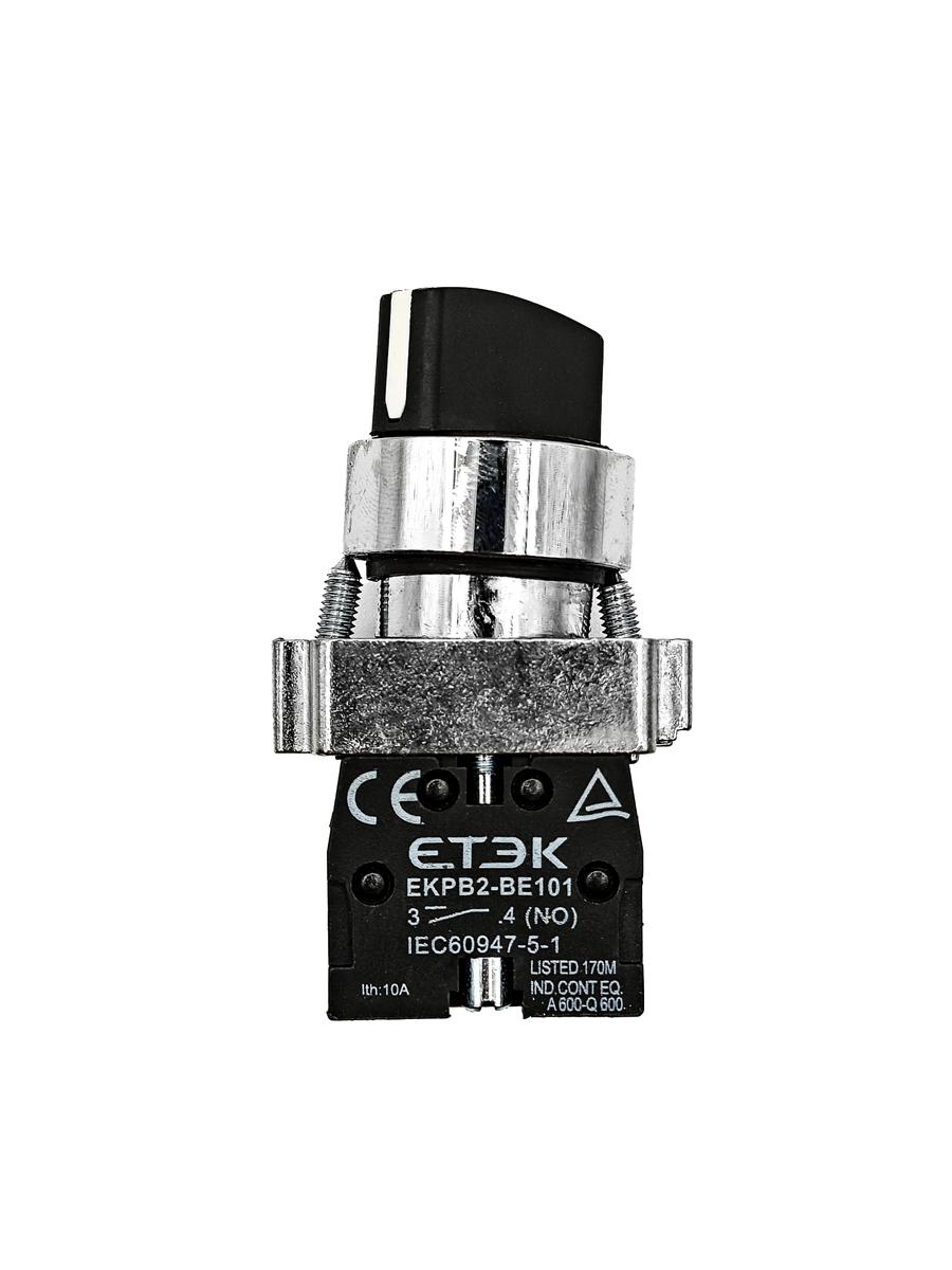 Переключатель EKPB2-BD21, 2 положения, 1NO, 22 мм