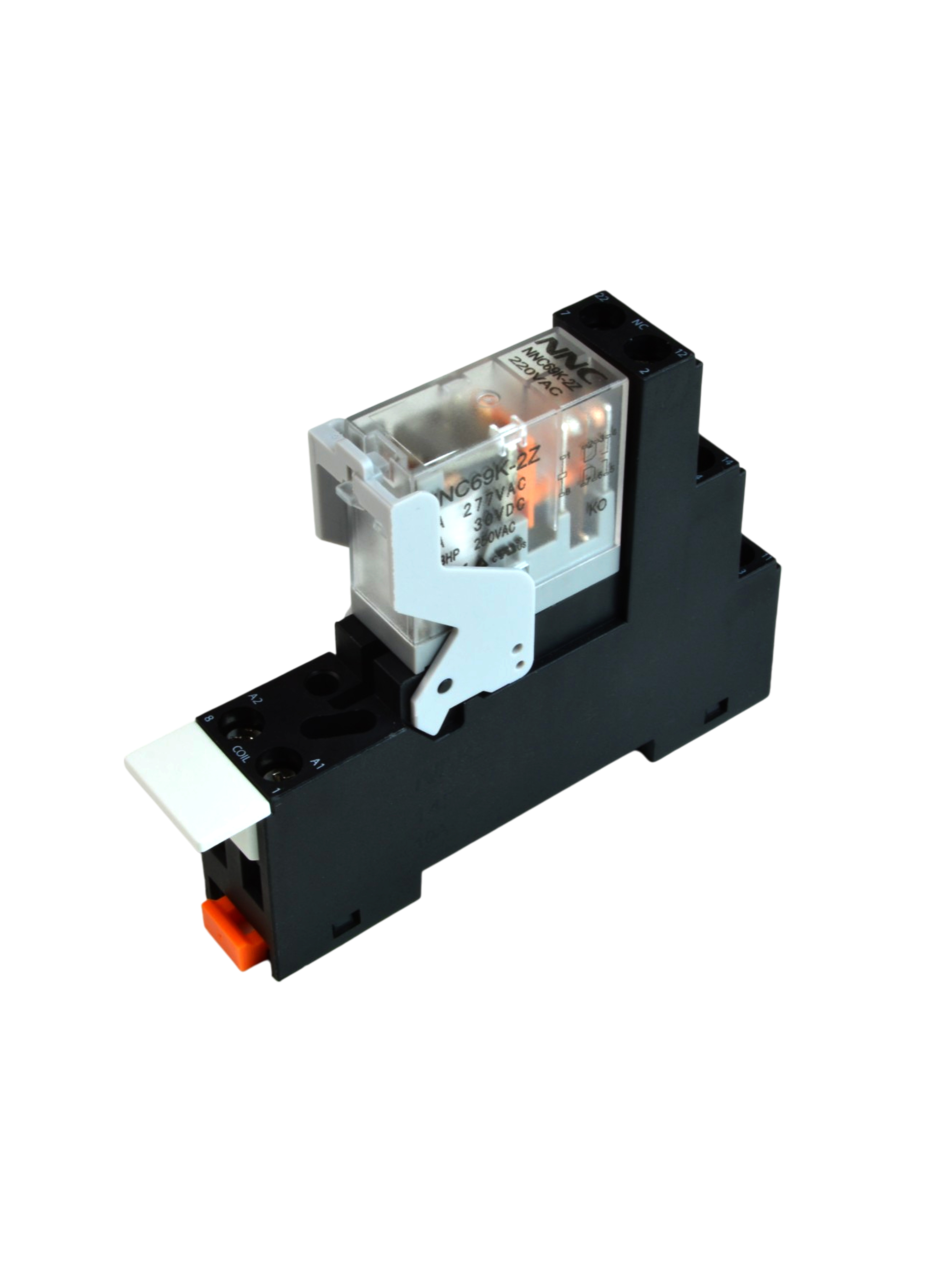 Комплект реле NNC69K-2Z-220VAC + колодка 14F-2Z-C5