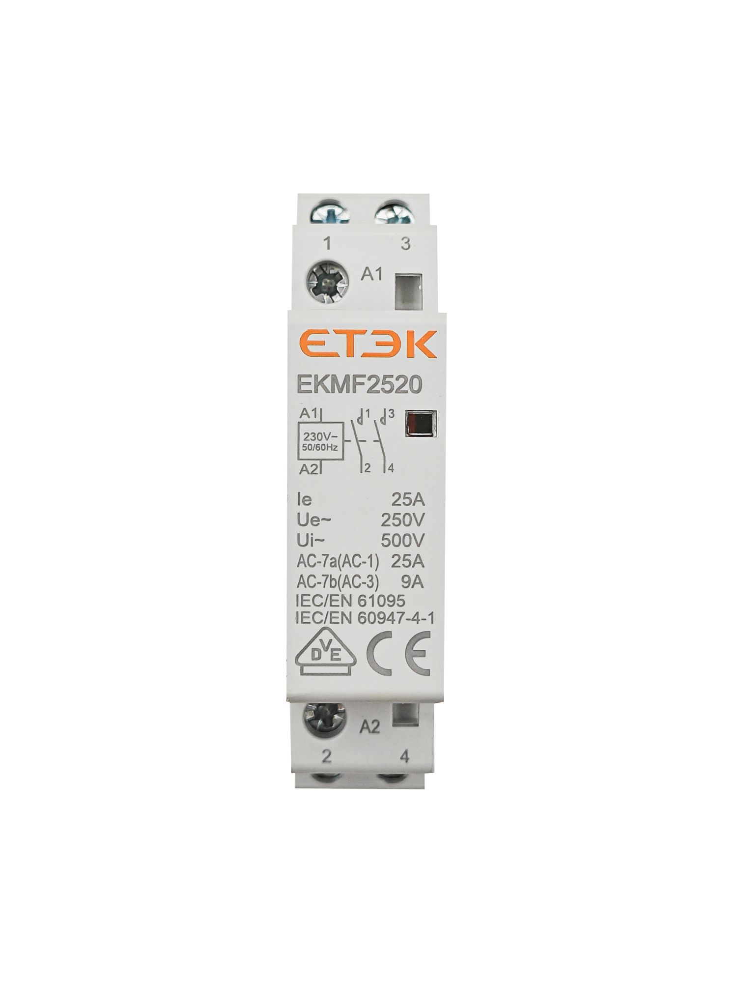 Модульный контактор 25А EKMF-2520-230